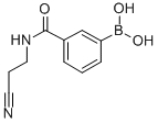 结构式 CAS# 762262-11-3, 3-(2-氰基乙基氨基羰基)苯硼酸