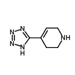 CAS#: 763040-06-8， 4-(1H-Tetrazol-5-yl)-1,2,3,6-tetrahydropyridine