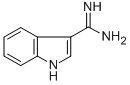 structure of CAS# 764600-87-5, 1H-Indole-3-Carboxamidine;1H-Indole-3-Carboximidamide(SALTDATA: Hcl);1H-Indole-3-Carboximidamide 1Hcl;1H-Indole-3-Carboximidamide
