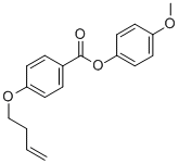 structure of CAS# 76487-56-4, 4-Methoxyphenyl 4'-(3-Butenyloxy)Benzoate;4-But-3-Enoxybenzoic Acid (4-Methoxyphenyl) Ester;Fr-2077;4-Methoxyphenyl 4'-(3-Butenyloxy)Benzoate