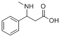 结构式 CAS# 76497-43-3, 3-甲基氨基-3-苯基-丙酸