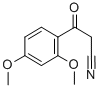 结构式 CAS# 76569-43-2, 2,4-二甲氧基苯甲酰基乙腈