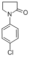 structure of CAS# 7661-33-8, 1-(4-Chlorophenyl)-2-Pyrrolidinone;1-(4-Chlorophenyl)-2-Pyrrolidinone;1-(4-Chlorophenyl)-2-Pyrrolidone;St5405399