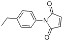 结构式 CAS# 76620-00-3, N-(4-乙基苯基)马来酰亚胺