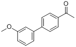 结构式 CAS# 76650-30-1, 1-(3'-甲氧基联苯-4-基)乙酮