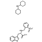 CAS#: 7675-55-0， N-cyclohexylcyclohexanamine,(2S)-3-(1H-indol-3-yl)-2-[(2-nitrophenyl)sulfanylamino]propanoic acid