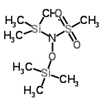 CAS#: 76802-31-8， N-(Trimethylsilyl)-N-[(trimethylsilyl)oxy]methanesulfonamide