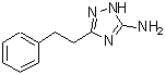 结构式 CAS# 76955-91-4, 3-(2-苯基乙基)-1H-1,2,4-三唑-5-胺