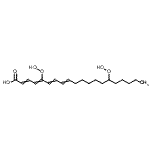 CAS#: 76964-60-8， 5,15-Bis(hydroperoxy)-2,4,6,8-icosatetraenoic acid