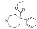 structure of CAS# 77-15-6, Ethoheptazine;Citric Acid;Ethyl 1-Methyl-4-Phenyl-Azepane-4-Carboxylate;Citric Acid;1-Methyl-4-Phenyl-4-Azepanecarboxylic Acid Ethyl Ester;Citric Acid;1-Methyl-4-Phenyl-Azepane-4-Carboxylic Acid Ethyl Ester