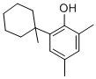 structure of CAS# 77-61-2, 2,4-Dimethyl-6-(1-Methylcyclohexyl)Phenol;2,4-Dimethyl-6-(Dimethylcyclohexyl) Phenol;6-(1-Methylcyclohexyl)-2,4-Xylenol