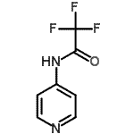 structure of CAS# 77262-39-6, 2,2,2-Trifluoro-N-(4-pyridinyl)acetamide;2,2,2-trifluoro-N-(4-pyridyl)acetamide;4-(Trifluoroacetamido)pyridine;4-(Trifluoroacetamido)-pyridine