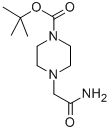 structure of CAS# 77278-70-7, (4-Boc-Piperazin-1-Yl)-Acetamide