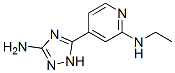 CAS 登录号：77314-77-3， 4-(5-氨基-2H-1,2,4-三唑-3-基)-N-乙基吡啶-2-胺