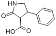 structure of CAS# 77519-55-2, 2-Oxo-4-Phenyl-Pyrrolidine-3-Carboxylic Acid;2-Oxo-4-Phenylpyrrolidine-3-Carboxylic Acid(SALTDATA: FREE);3-Pyrrolidinecarboxylic Acid, 2-Oxo-4-Phenyl-;2-OXO-4-PHENYL-PYRROLIDINE-3-CARBOXYLIC ACID