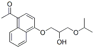 CAS#: 7761-49-1， 4-(2-Hydroxy-3-Isopropoxypropoxy)-1-Naphthalenylethanone