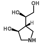 CAS#: 779337-55-2， (1R)-1-[(3R,4S)-4-Hydroxy-3-pyrrolidinyl]-1,2-ethanediol