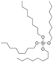 structure of CAS# 78-14-8, Tetraoctyl Orthosilicate;Nsc89773;Octyl Silicate ((C8h17o)4Si);Silicic Acid (H4sio4), Tetraoctyl Ester