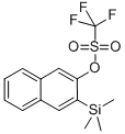 structure of CAS# 780820-43-1, 3-(Trimethylsilyl)-2-Naphthyl Trifluoromethanesulfonate;3-(Trimethylsilyl)-2-Naphthyl Triflate Trifluoromethanesulfonic Acid 3-(Trimethylsilyl)-2-Naphthyl Ester;Methanesulfonic Acid, Trifluoro-, 3-(Trimethylsilyl)-2-Naphthalenyl Ester;3-(TRIMETHYLSILYL)-2-NAPHTHYL TRIFLUOROMETHANESULFONATE,95.0+%(GC)