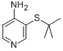 结构式 CAS# 782479-87-2, 3-叔丁基巯基-吡啶-4-基胺