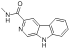 structure of CAS# 78538-74-6, N-Methyl-beta-Carboline-3-Carboxamide;N-Methyl-9H-$B-Carboline-3-Carboxamide;Ncgc00015391-01;Pdsp2_001745