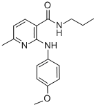 CAS#: 78593-77-8， 2-[(4-Methoxyphenyl)Amino]-6-Methyl-N-Propylpyridine-3-Carboxamide