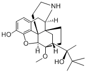 structure of CAS# 78715-23-8, Norbuprenorphine;N-Desalkylbuprenorphine;Norbuprenorphine;6,14-Ethenomorphinan-7-Methanol, Alpha-(1,1-Dimethylethyl)-4,5-Epoxy-18,19-Dihydro-3-Hydroxy-6-Methoxy-Alpha-Methyl-, [5Alpha,7Alpha(S)]-