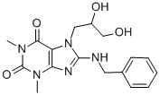 CAS#: 78740-20-2， 7-(2,3-Dihydroxypropyl)-1,3-Dimethyl-8-(Phenylmethylamino)Purine-2,6-Dione