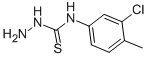 结构式 CAS# 78862-75-6, 4-(3-氯-4-甲基苯基)-3-硫代氨基甲酰肼