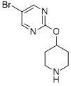 结构式 CAS# 792180-52-0, 5-溴-2-(哌啶-4-基氧基)嘧啶