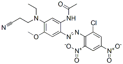 CAS#: 79295-96-8， N-[2-(2-Chloro-4,6-Dinitrophenyl)Diazenyl-5-(4-Cyanobutan-2-Ylamino)-4-Methoxyphenyl]Acetamide