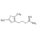 CAS 登录号：793605-00-2， 2-(2,5-二甲基-3-噻吩基)乙基氨基硫代甲亚氨酸酯