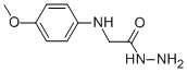 structure of CAS# 79476-73-6, (4-Methoxy-Phenylamino)-Acetic Acid Hydrazide;Oprea1_709390;Oprea1_667289;Zinc02565686