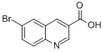 structure of CAS# 798545-30-9, 6-Bromoquinoline-3-Carboxylic Acid;3-Quinolinecarboxylic Acid, 6-Bromo-;6-BROMOQUINOLINE-3-CARBOXYLIC ACID