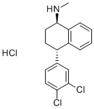 CAS 登录号：79896-32-5， (1R,4S)舍曲林盐酸盐
