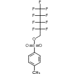 结构式 CAS# 801212-59-9, 2,2,3,3,4,4,5,5,5-九氟戊基4-甲基苯磺酸酯