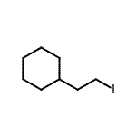 structure of CAS# 80203-35-6, (2-Iodoethyl)cyclohexane;2-IODOETHYLCYCLOHEXANE