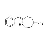 CAS#: 802852-35-3， (2Z)-5-Methyl-2-(2-pyridinylmethylene)azepane