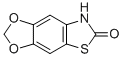 CAS#: 80689-18-5， 1,3-Dioxolo(4,5-f)benzothiazol-6(7H)-one