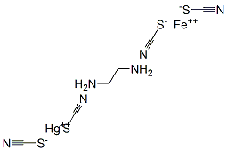CAS#: 80732-92-9， Bis(ethylenediamine)(mercurictetrathiocyanato)iron