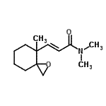 CAS 登录号：809237-27-2， (2E)-N,N-二甲基-3-(4-甲基-1-氧杂螺[2.5]辛-4-基)丙烯酰胺
