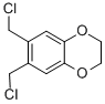 结构式 CAS# 80985-34-8, 6,7-二(氯甲基)-2,3-二氢-1,4-苯并二氧杂环己烷