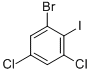 structure of CAS# 81067-44-9, 1-Bromo-3,5-Dichloro-2-Iodobenzene;1-BROMO-3,5-DICHLORO-2-IODOBENZENE
