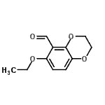 CAS 登录号：811802-80-9， 6-乙氧基-2,3-二氢-1,4-苯并二氧杂环己烷-5-甲醛