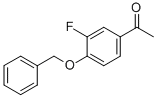 structure of CAS# 81227-99-8, 1-[4-(Benzyloxy)-3-Fluorophenyl]-1-Ethanone;1-[4-(Benzyloxy)-3-Fluoro-Phenyl]Ethanone;Zinc03883846;3X-0863
