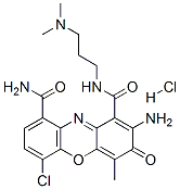 CAS#: 81325-75-9， 2-Amino-6-Chloro-N1-(3-(Dimethylamino)Propyl)-4-Methyl-3-Oxo-3H-Phenoxazine-1,9-Dicarboxamide Monohydrochloride