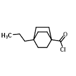 CAS#: 81472-98-2， 4-Propylbicyclo[2.2.2]octane-1-carbonyl chloride