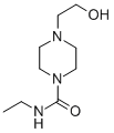 structure of CAS# 816456-44-7, 4-(2-Hydroxyethyl)-N-Ethyl-Piperazine-1-Carboxylamide;4-(2-HYDROXYETHYL)-N-ETHYL-PIPERAZINE-1-CARBOXYLAMIDE;N-Ethyl-4-(2-Hydroxyethyl)Piperazine-1-Carboxamide