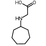 结构式 CAS# 82017-41-2, N-环庚基甘氨酸
