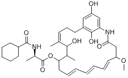 结构式 CAS# 82189-04-6, 枝三烯菌素 II
